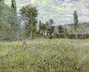 Claude Monet Across the Meadow France oil painting reproduction